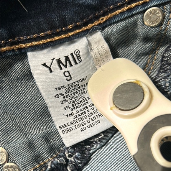 YMI Blue Skinny Jeans Classic Denim Style - Picture 3 of 8